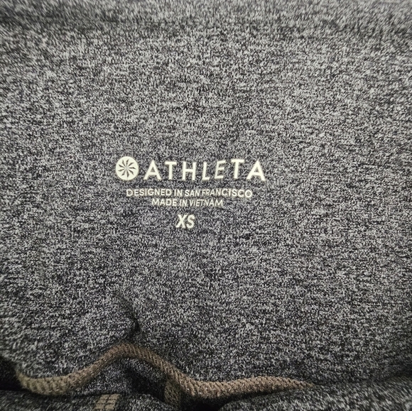 Athleta Salutation Powervita Capri Leggings Heathered Gray Size XS - Picture 6 of 11